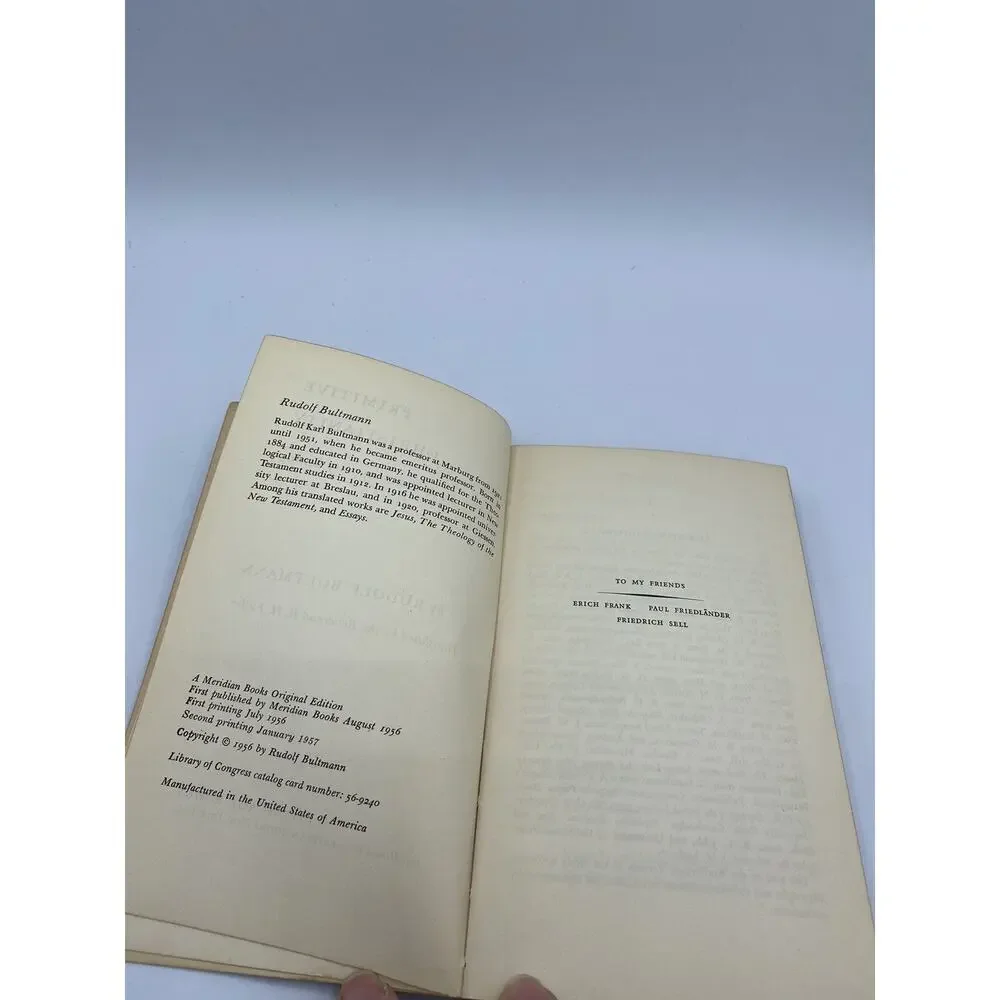 Shaping Doctrines of Christianity - Primitive Christianity by Rudolph Bultman